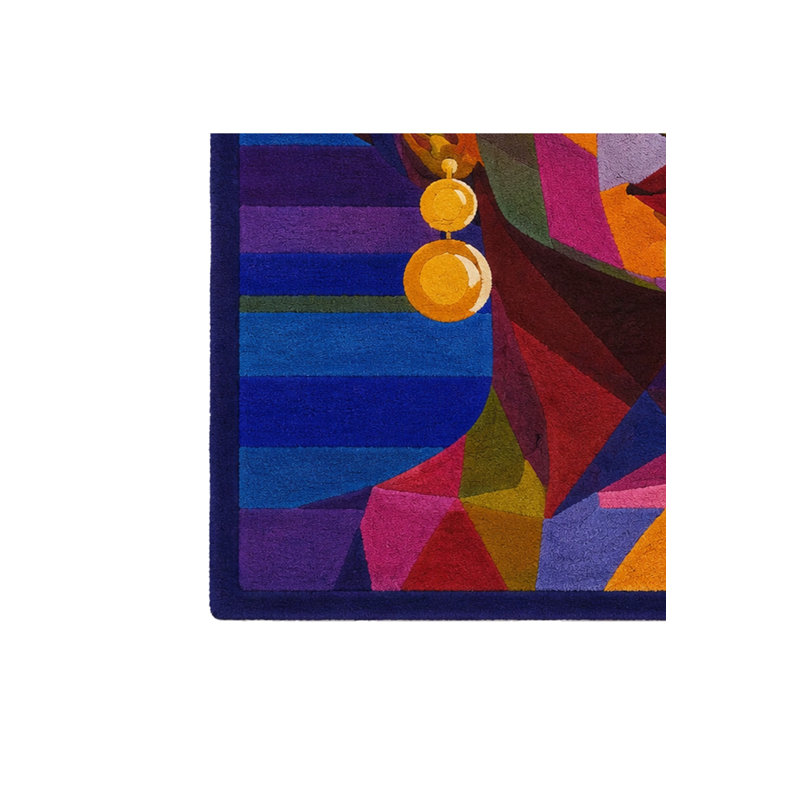 Tapis tissé à motif nautique Mosso, 2' x 2'11"