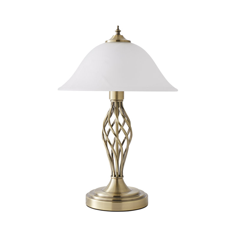 Mancini 49cm Table Lamp, Antique Brass