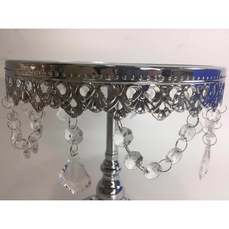 Kanye Cake Stand, Silver/Chrome