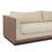 Madeleine Cabot Outdoor Sofa-96''-Alessi Buff