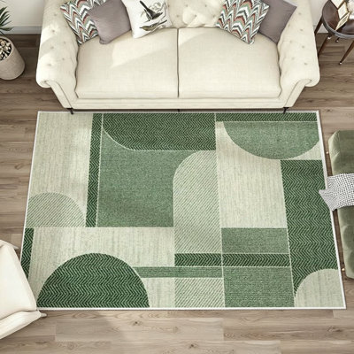 Tapis intérieur / extérieur en flanelle, tapis antidérapant doux pour patio de chambre à coucher