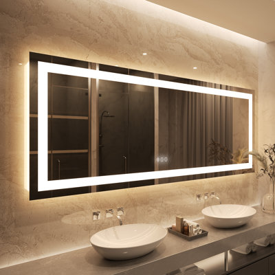 Miroir de salle de bain rectangulaire