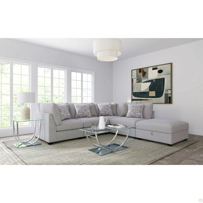5-Piece Upholstered Sectional Sofa