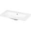 Dessus de meuble-lavabo de lavabo de salle de bain 30 po. Fabriqué en résine, solide et fiable. 3 trous de robinet. Surface lisse pour un nettoyage facile et rapide. Convient aux armoires de 30 po. Blanc. Matériau: l 28,21 po x l 18,21 po x H 6,72 po.