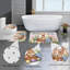 Ensemble de tapis de bain Happy Christmas
