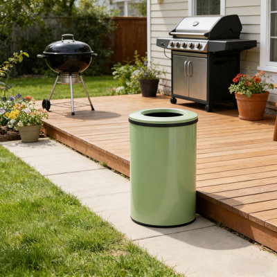 Poubelle à toit ouvert 10,6 gallons / 40 L avec seau intérieur amovible pour la maison et le bureau
