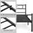 Anelis Metal Bed Frame Platform with Curved Design Headboard & Footboard-289234377-283079542