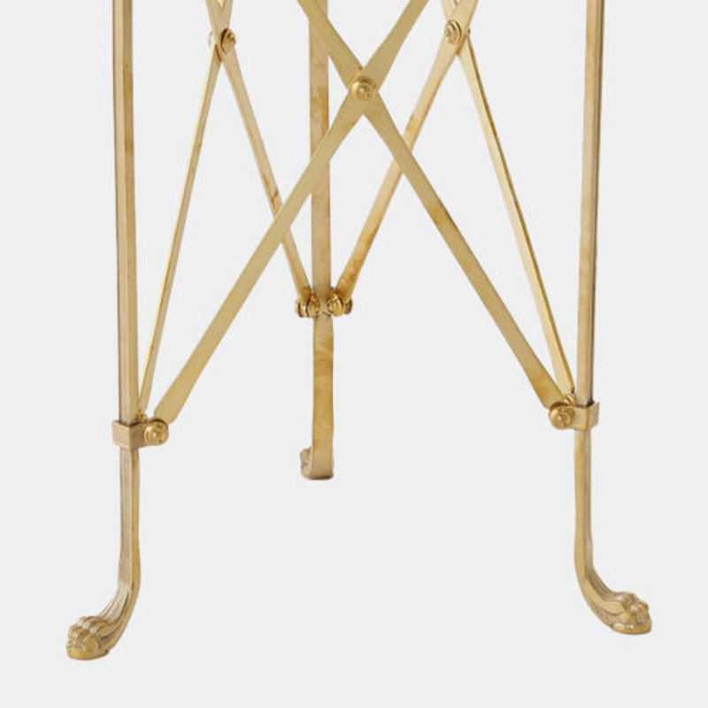 Directoire End Table, White