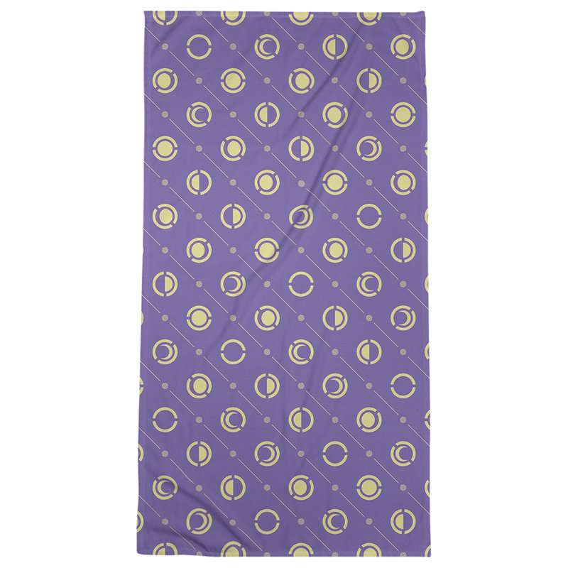 Serviette de bain Classic, Mauve / jaune clair