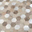 Carrelage mural nid d'abeille en métal 11,25 po x 11,25 po-51974568