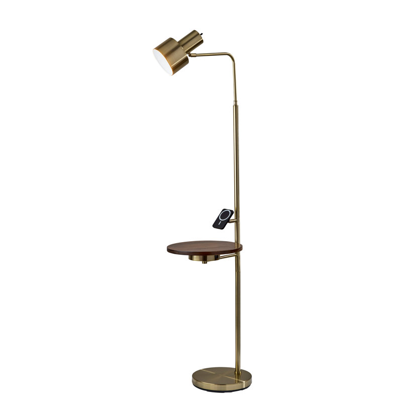 Joel Wireless Charging Floor Lamp w. Table