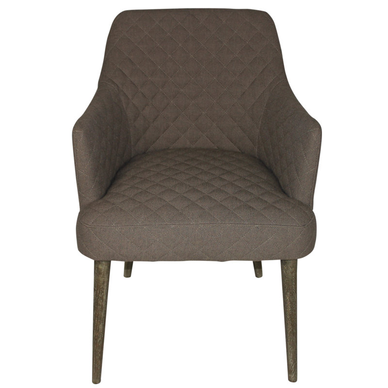 Fauteuil Altizer, Mélange de polyester gris foncé