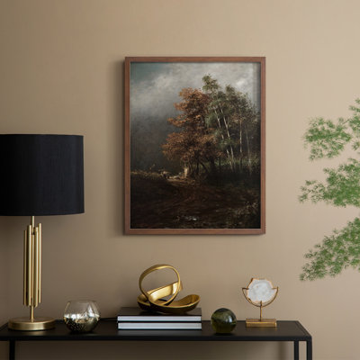 «Vintage Landscape CL», reproduction encadrée - bois massif