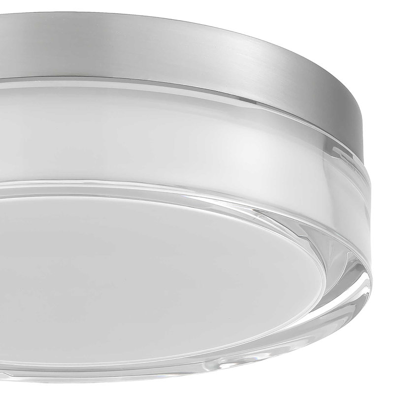 High-performance Led,inegrated Led Flush Mount,3 Color Temperature Selectable,easy Installation, Silver