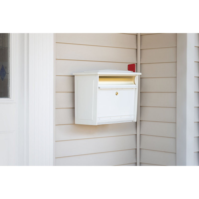 Boîte aux lettres murale verrouillable Mailsafe, Blanc