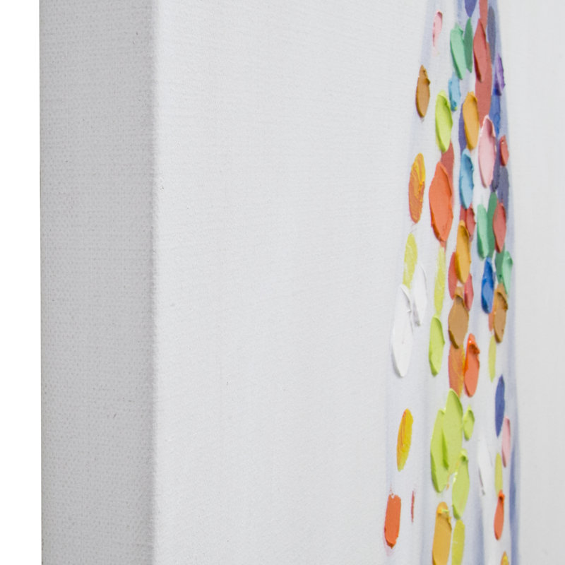 « soleil, doggy », reproduction sur toile grise