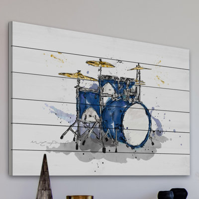 " Drum Bleu Royal " by Marie-Eve Pharand