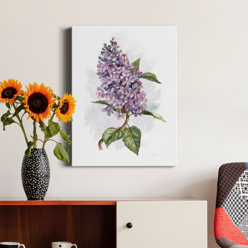 Awash in Lilac II - Impression sur toile tendue, H 48 po x l 36 po x P 1 po