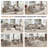 Boneless 137" Oversized Modular Sectional , Combined Sofa Bed Corduroy Fabric Sofa Set For Living Room-194677029