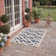 Arneshia Geometric Blue/Bone Area Indoor/Outdoor Area Rug