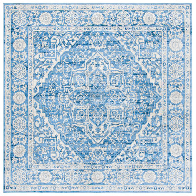 Oriental Light Gray/Ivory Area Rug