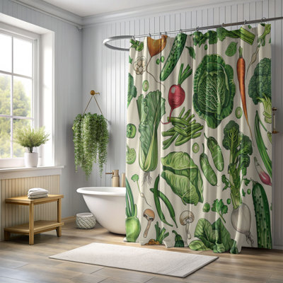 Spring Peas - Rideau de douche Premium