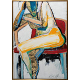 Golden Girl Print by Robert Robinson