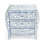 Trubadur Blue And White Bone Inlay 3 Drawer Chest