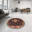 Tapis oriental noir / rouge-472794176