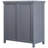 Outsunny Outdoor Storage Cabinet, Outdoor Tool Shed with Galvanized Top and Two Shelves for Yard Tools or Pool Accessories, Gray-98248054