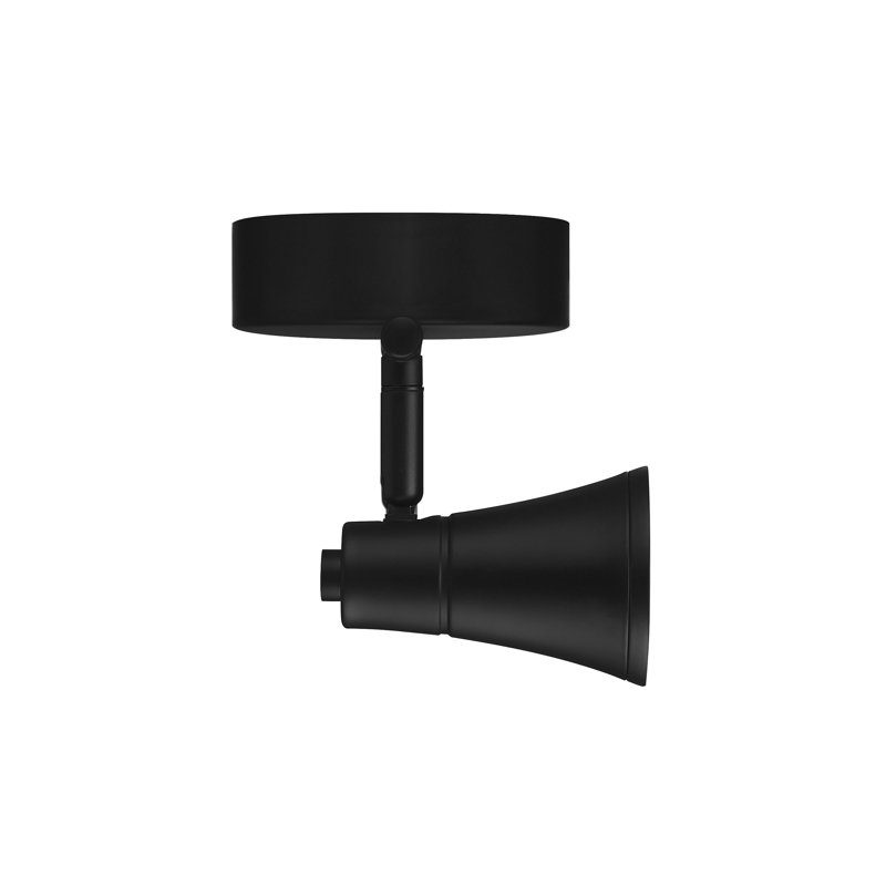 Ensemble de rail d'éclairage 4 lumières 24 po Cobbins, Noir mat