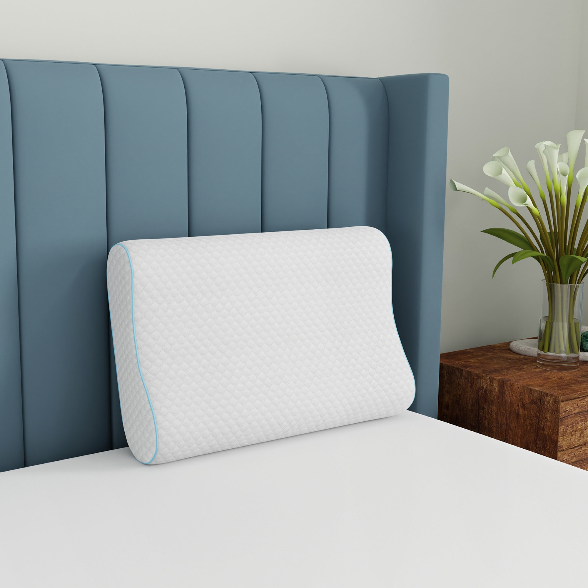 Symphony- Memory Foam Square Shaped Bed & Sofa Cushion - Medium