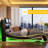 Floating Bed Frame with LED Lights, Modern Faux Leather Upholstered Platform Bed-1240193552-1240193561