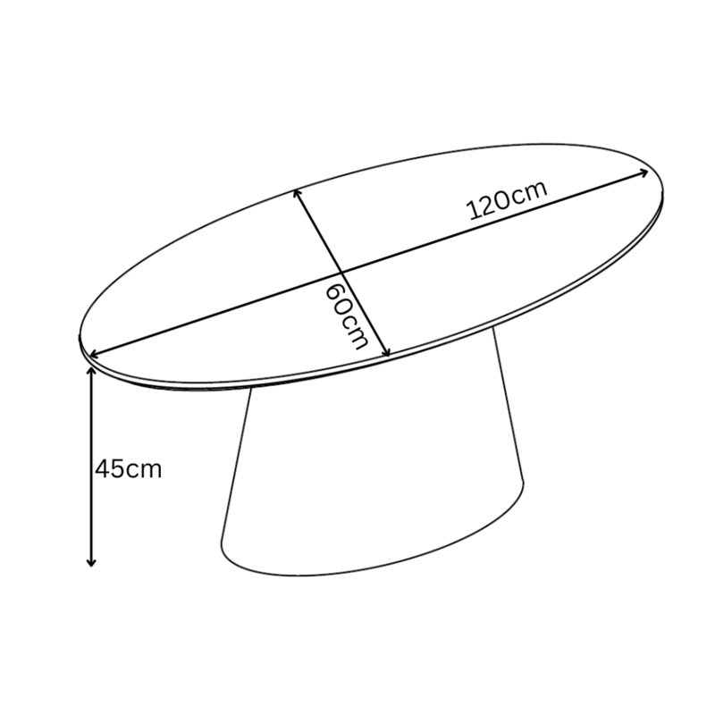 Carmeisha Pedestal Coffee Table