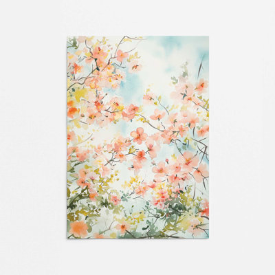 Blossoms in Spring Light II Rolled Print