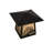 Rustic Lodge Pier Mount Light