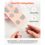 Cutting Plates, 6.69 x 3.15 x 0.1 in, Clear Polycarbonate Material, Die Cut Pads Compatible with the Die Cutting and Embossing Machine KM-1830, for Scrapbooking and Card Making