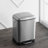 Ashley Steel Step On Kitchen Trash Can - 8 Gallons