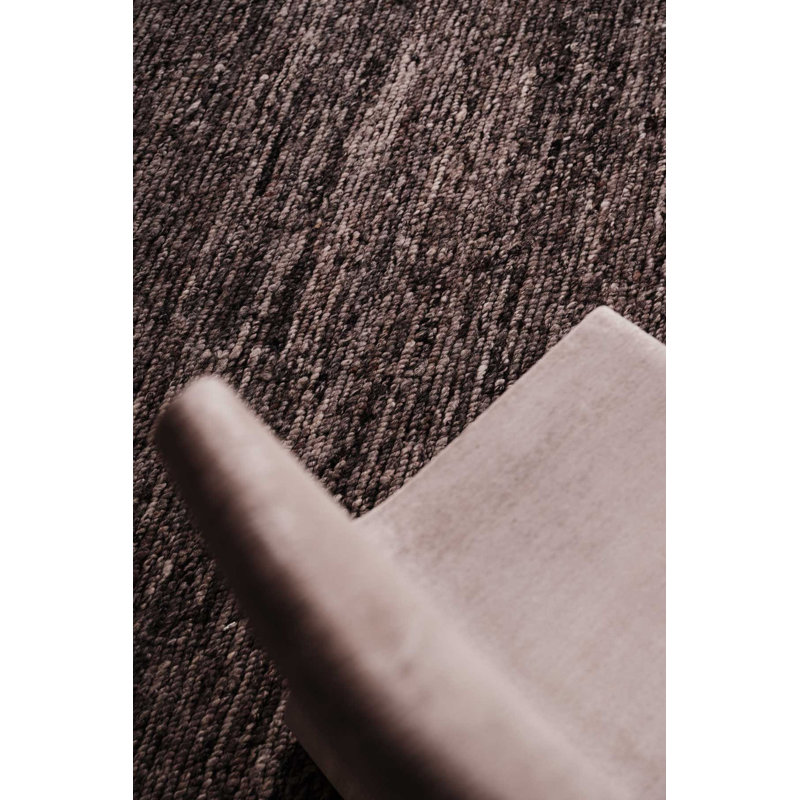 The Rug Company Rove Area Rug, Charcoal, Rectangle 6' x 9'