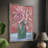 Garden Parlor II Framed Print - Solid Wood-1506966472