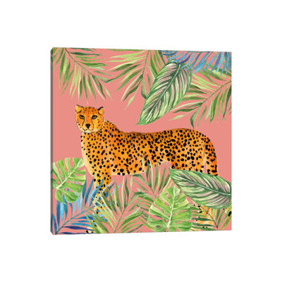 «Tropical Cat II», reproduction d'art murale encadrée