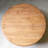 Retro Burlywood Solid Wood Round Coffee Table