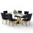Hoppus 6 - Person Pedestal Dining Set-2107045108-2107045109