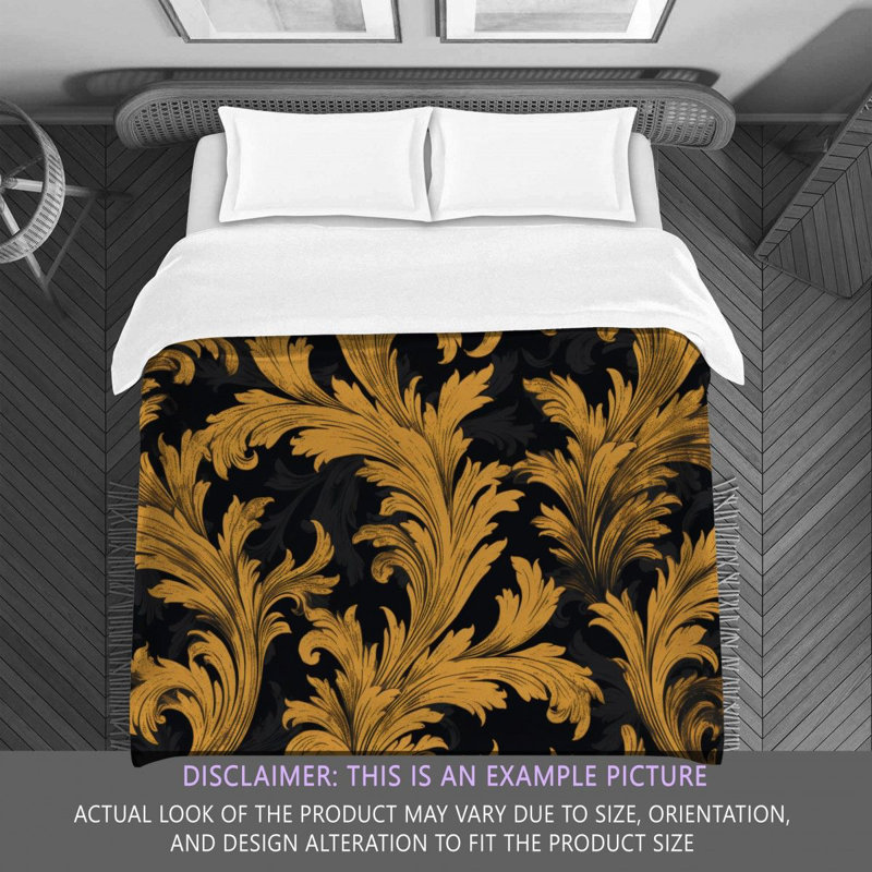 Polyester Floral Comforter, Queen Comforter