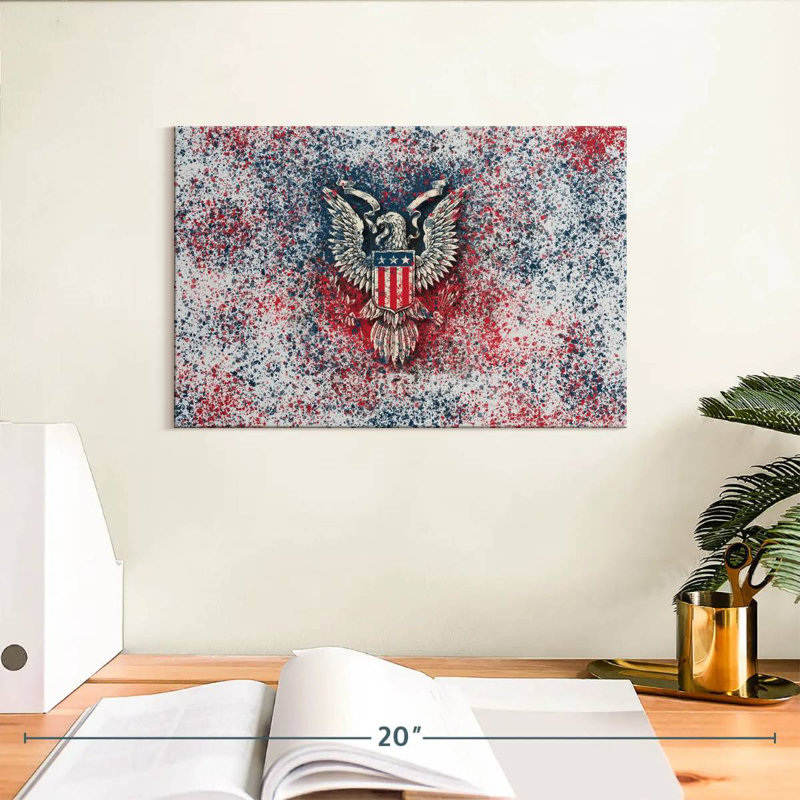 Lelar American Eagle Insignia, 8" H x 12" W