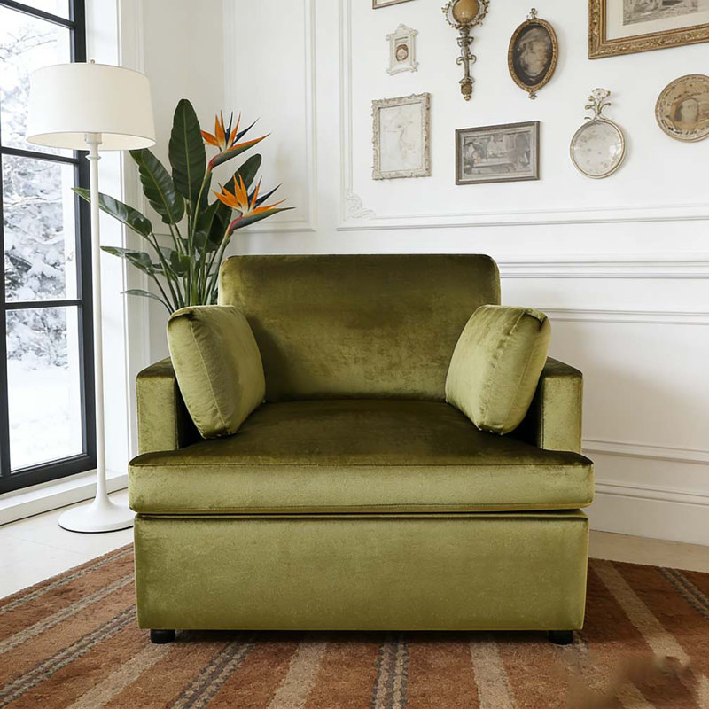 Comfortable Accent Chair, Green