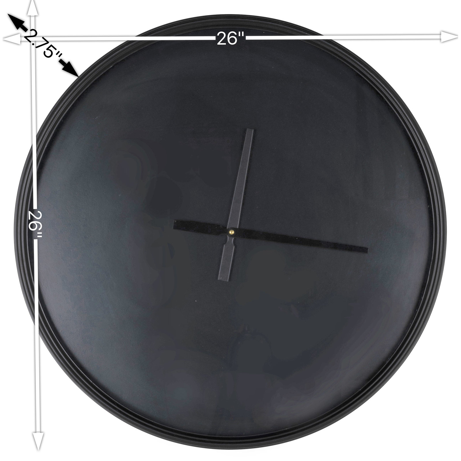 Bardia 26'' Metal Wall Clock