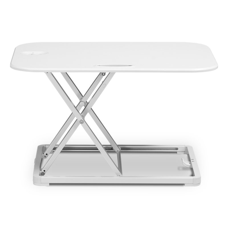True Seating Ergo Standing 27" Computer Desk Riser, White