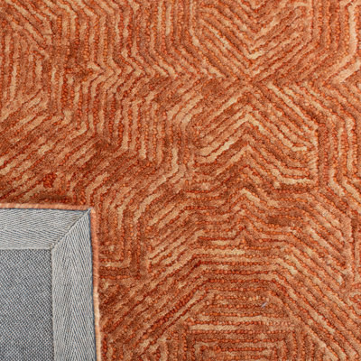 Ahmora Hand Tufted Wool Abstract Rug
