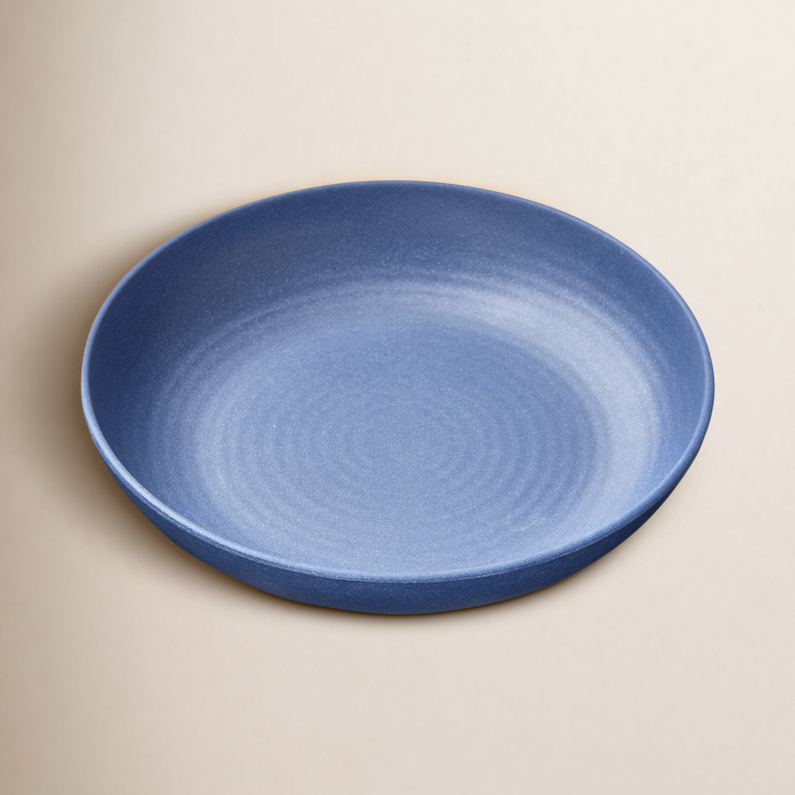 Plate, Blue Denim